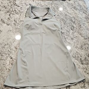 Lululemon Stylish Light Green Sleeveless Polo Dress Size 4